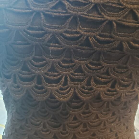 J Crew lace front knit tank top XS Navy Blue - Picture 5 of 12